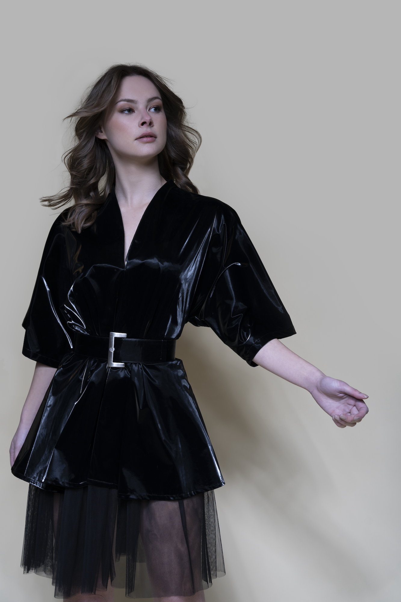 Latex jurk zwart | Exclusieve jurk latex